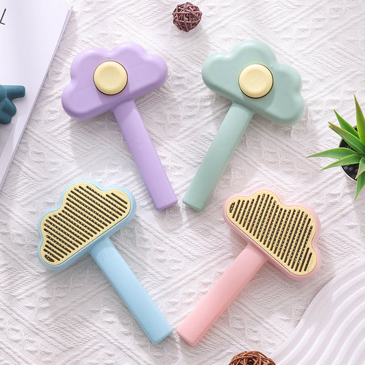 Pet Brushing Pet Self-cleaning Needle Comb Pet Hair Remover Pet Comb Batch