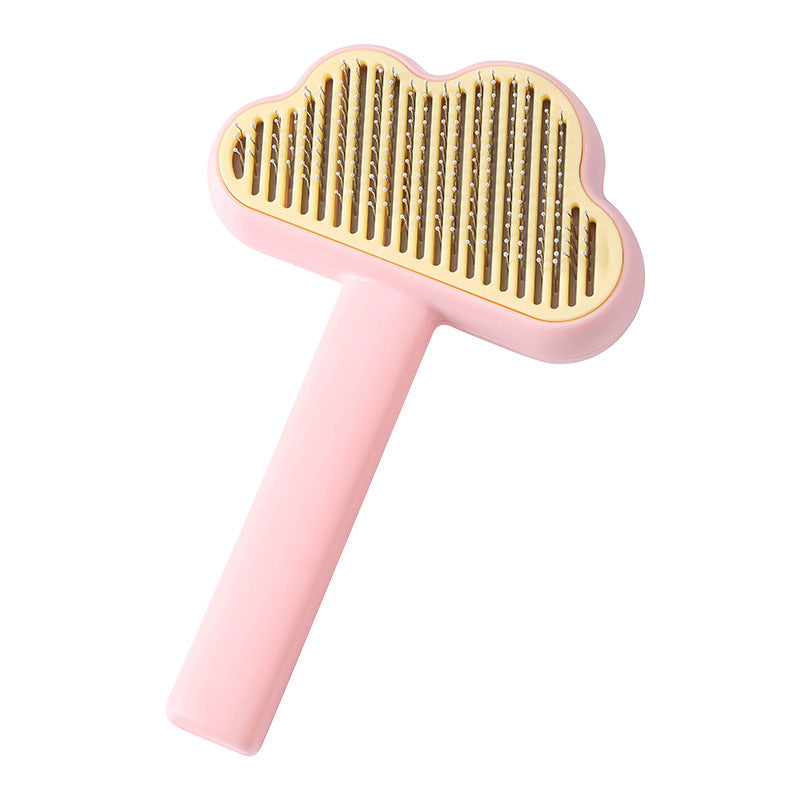 Pet Brushing Pet Self-cleaning Needle Comb Pet Hair Remover Pet Comb Batch